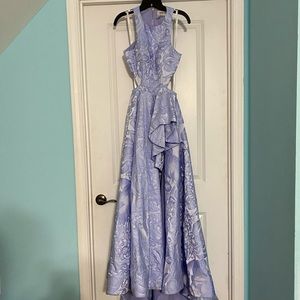 Sherri Hill Light Blue Hi-Low dress